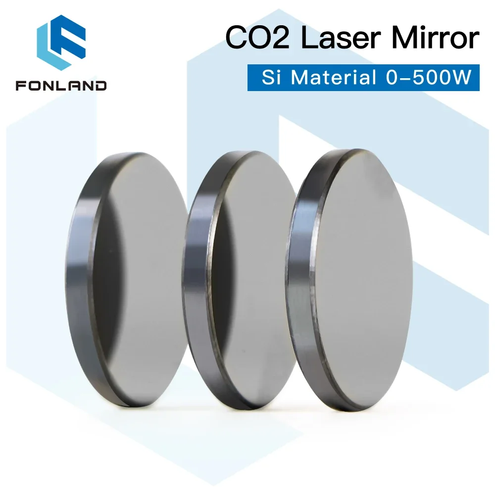 

Fonland 500 Вт Co2 Laser Si Светоотражающие зеркала T3 Объектив отражатель 99,6% с черным покрытием для лазерного гравера CO2