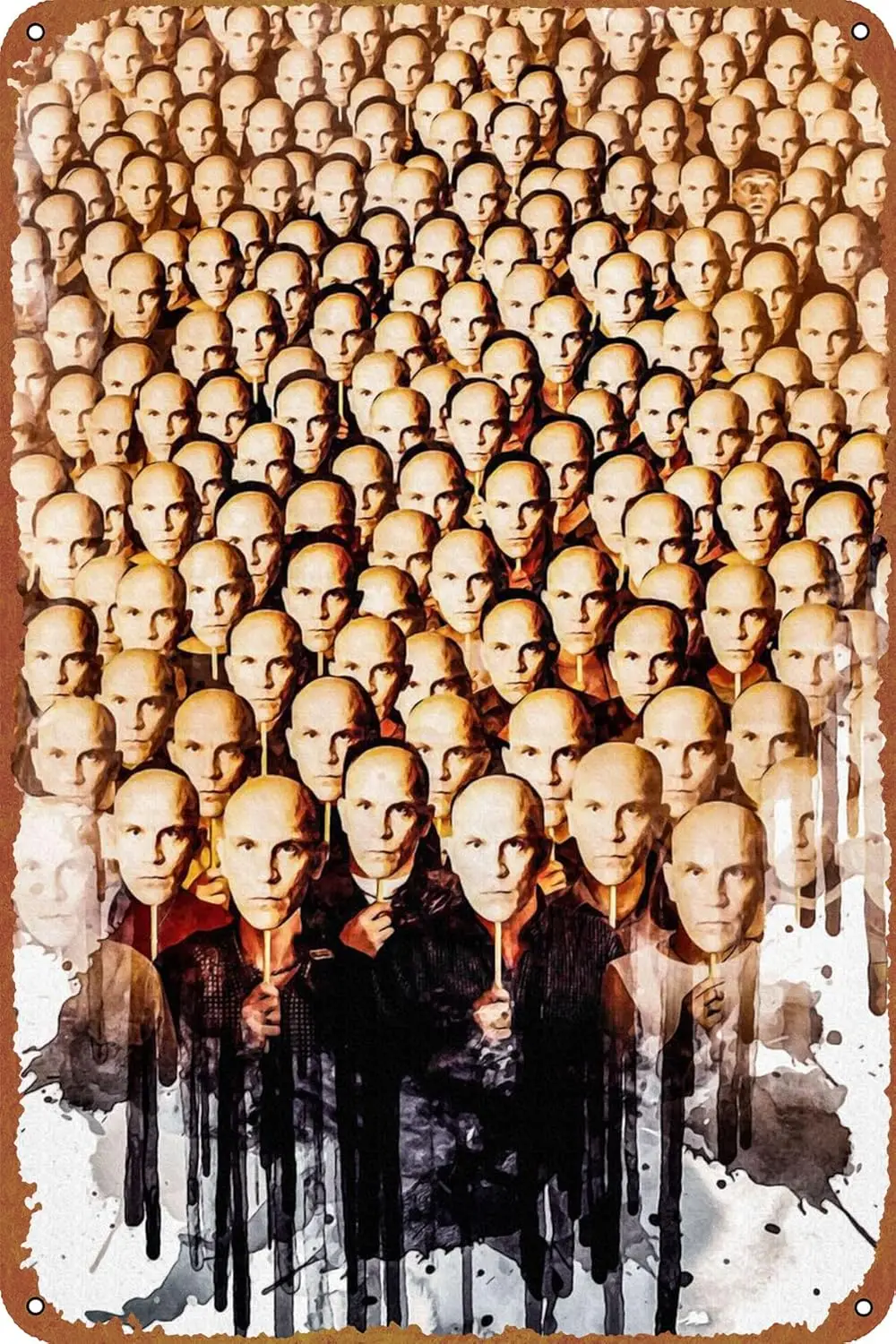 Beng John Mlkoch Moe Плакат Wll Decor Sgn - 12x8 nch Metl ce br club home rt Tn Hlloween Sg