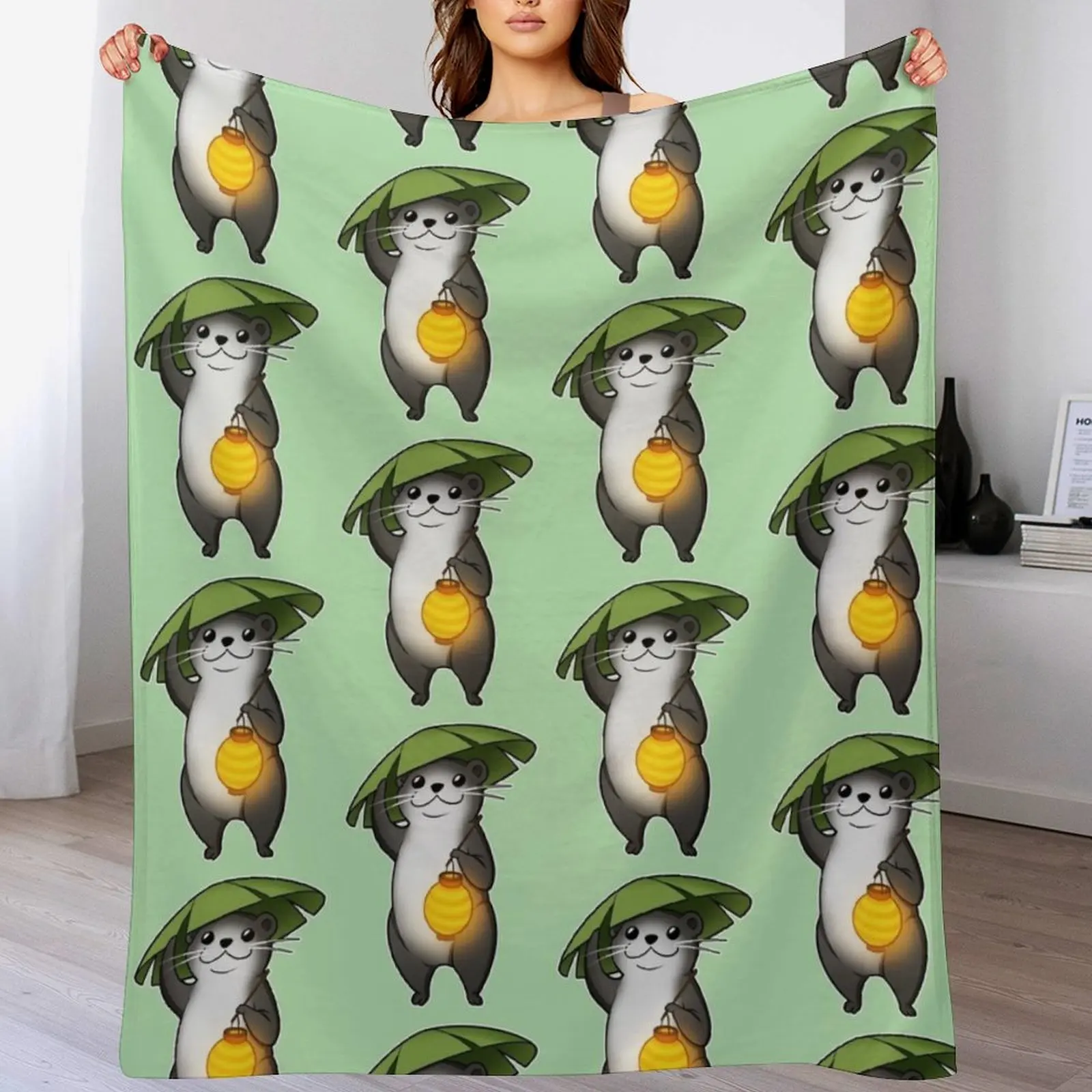 FFXIV Одеяло Odder Otter Роскошные плед дизайнерские одеяла