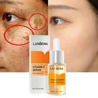 lanbena vitamin c whitening face serum hyaluronic acid shrink pores moisturizing fade dark spots anti wrinkle beauty skin care