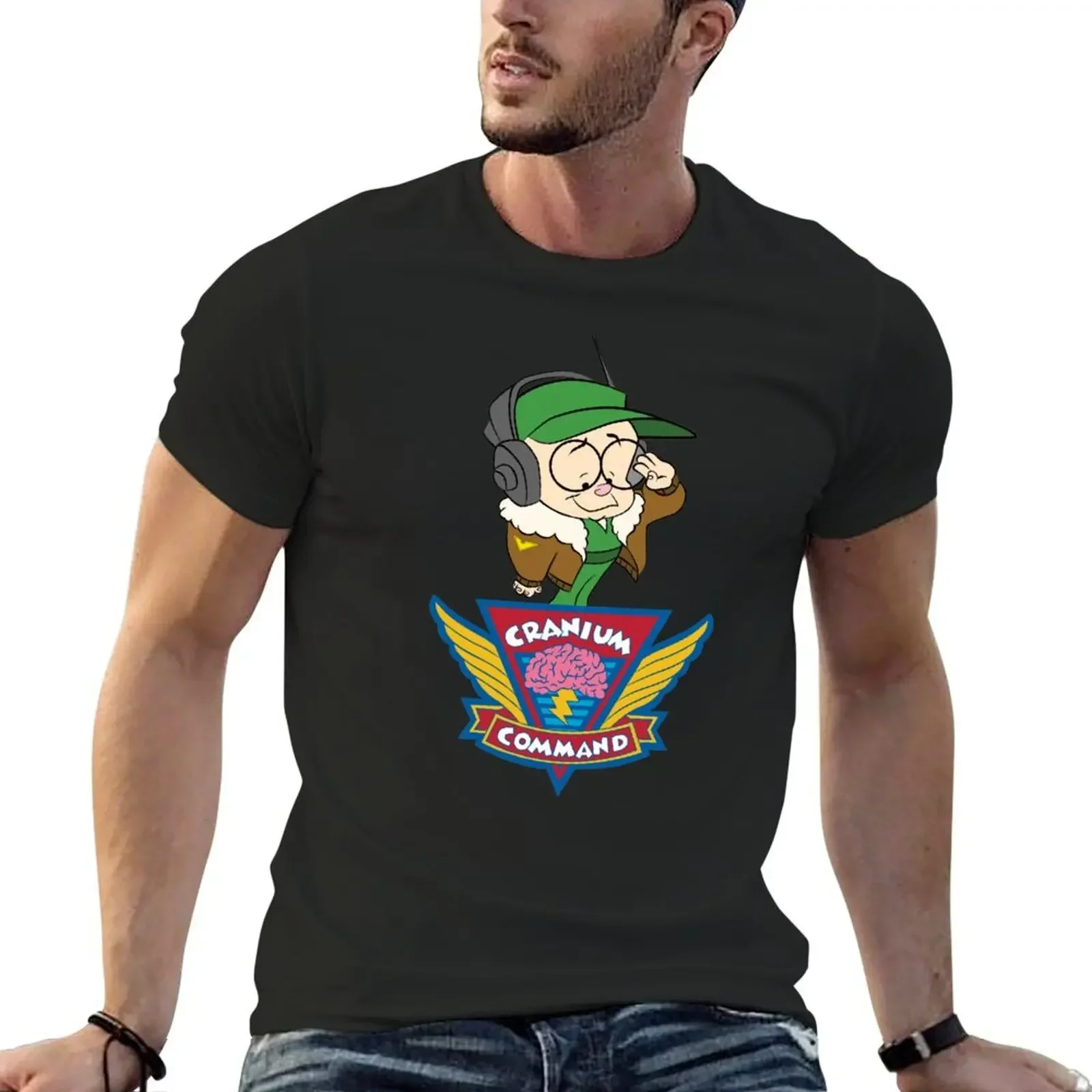 Фото Cranium Command Logo Buzzy T-Shirt football t shirt oversized t shirt t shirts for men pack №1