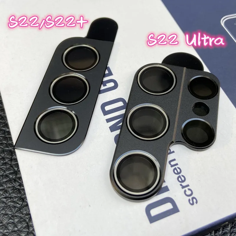 

Back Camera Cover For Samsung S23 Ultra Camera Protector Metal Ring+Glass For Samsung S23 Plus S22Ultra S23 Lens Protector