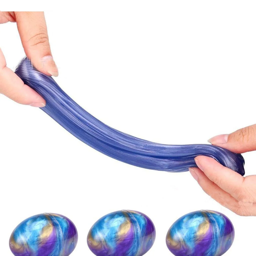 

Starry Sky Crystal Mud Colorful Egg Slime Mixed Color Mud Jelly Mud
