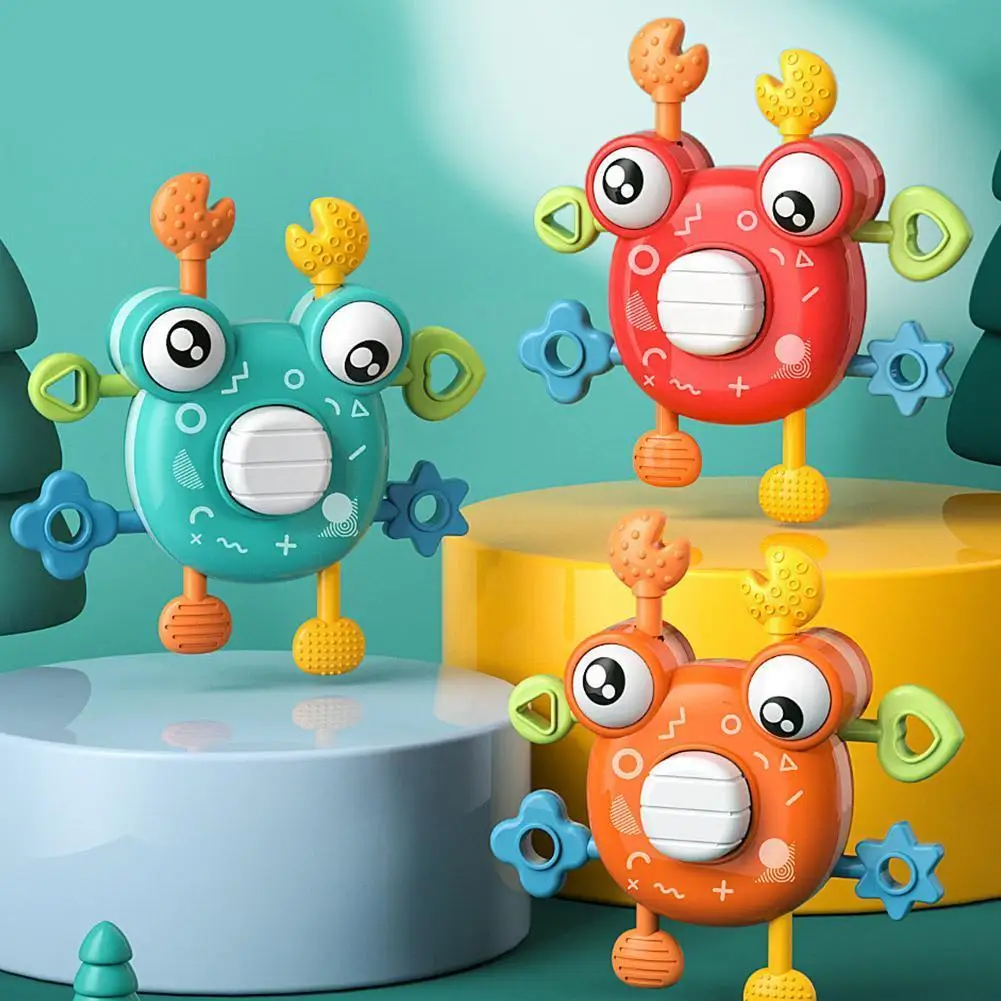 

Забавные детские игрушки для снятия стресса, упражнения, игрушка-краб, подарок, желтая утка, кнопка для декомпрессии пальца, игрушка с нажим...