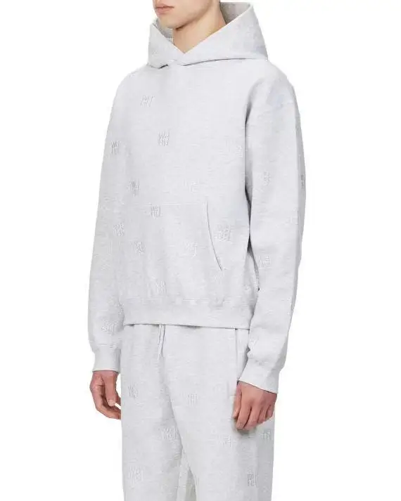 

116271 роскошный дизайн зима-осень вышивка с буквенным логотипом для мужчин и женщин пуловер утепленный свитер Свитшот плюшевые повседневные брюки A2