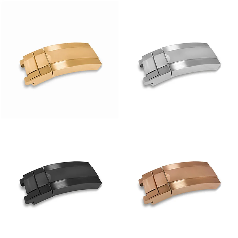 

16MM Stainless Steel Watch Clasp Strap Buckle Watchband Clasp Watch Band Repair Modified Parts