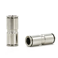 304 stainless steel pneumatic hose fitting pu 4681012mm air tube connector 18 14 38 12 bsp quick release pipe fittings