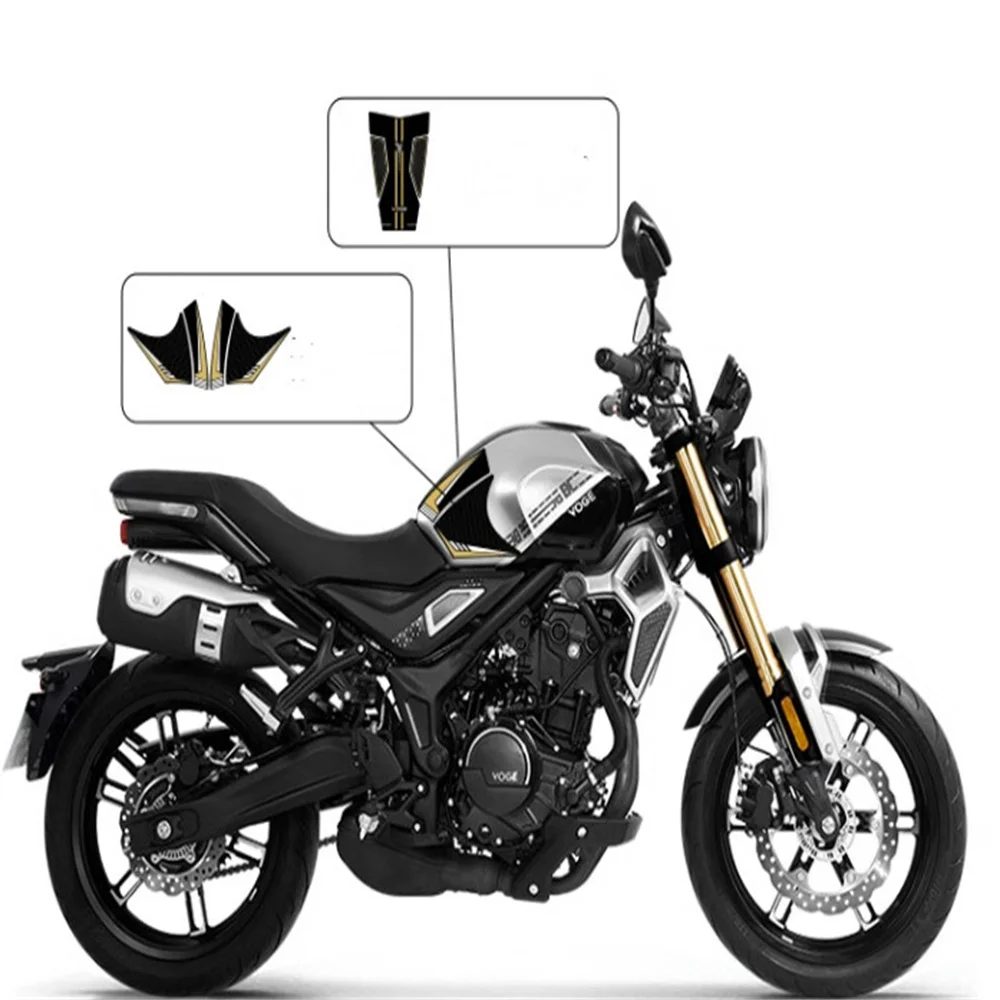 

VOGE 350AC Motorcycle Peva Anti slip Fuel Tank Pad Protector Side Knee Handle Sticker Pad Suitable for Loncin VOGE 350AC