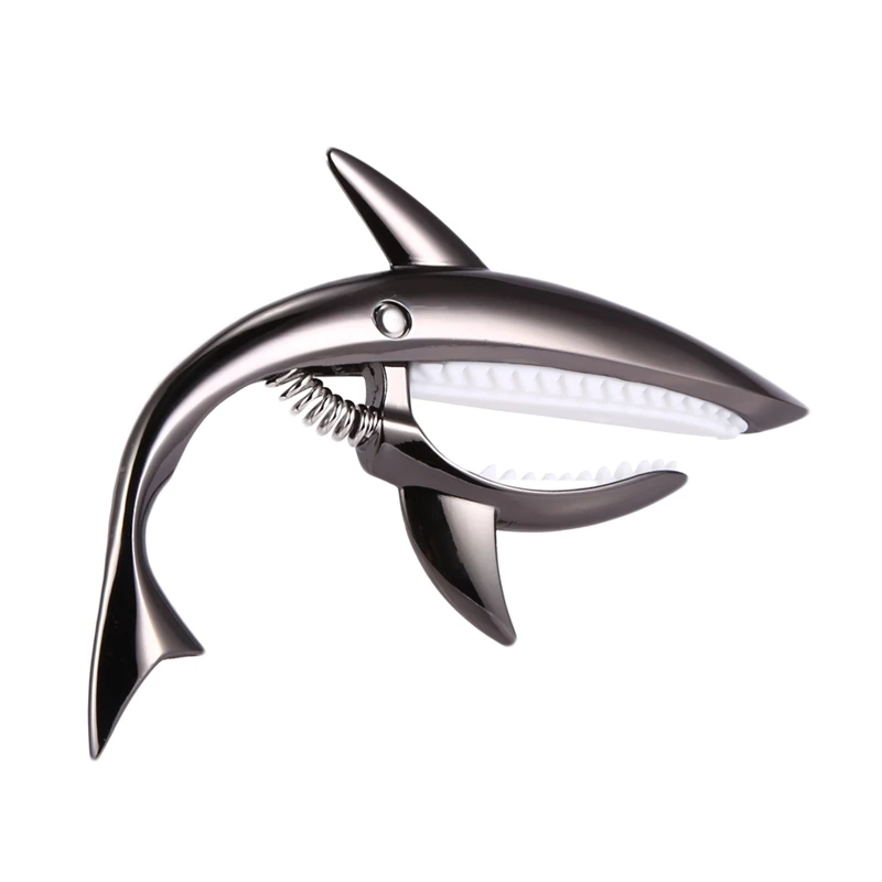 

New Alloy Personality Shark Capo Ukulele Guitar Parts And Accessories