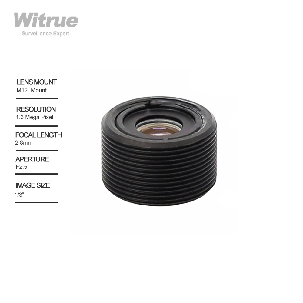 Фото Камера видеонаблюдения Witrue Mini Pinhole, 2,8 мм, 1,3 МП, 1/3 дюйма, F2.5 M12 №2