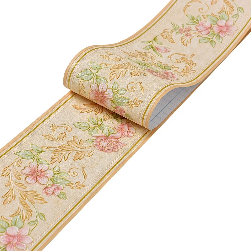 

Настенная бумажная 3D рамка с трехмерным тиснением, Цветочная настенная бумажная рамка, рулон стен, стерео настенные наклейки, кухонные настенные бумажные рамки