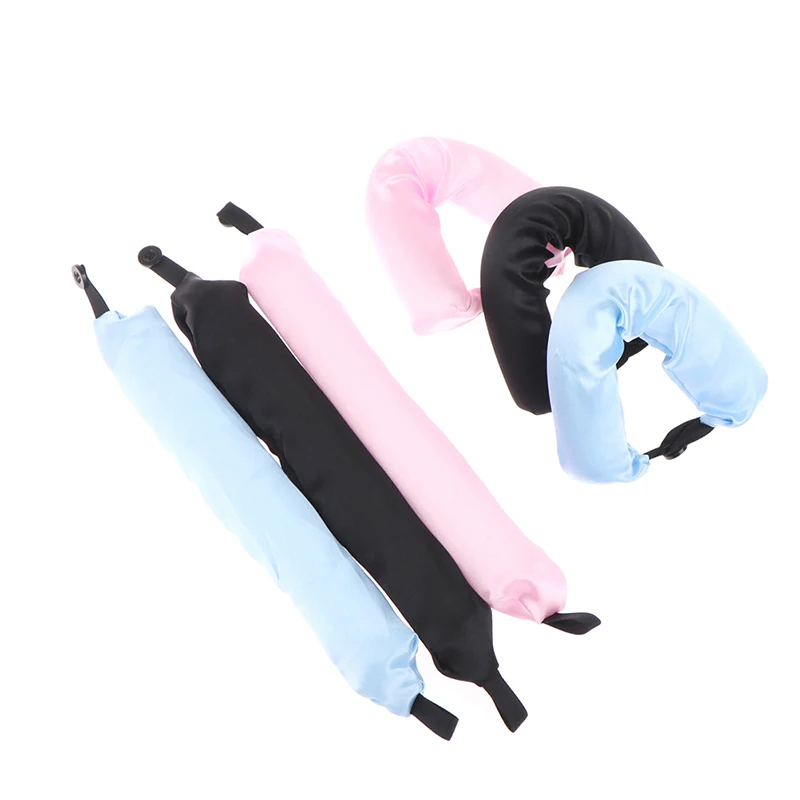 

6pcs Soft Satin Pillow Rollers Hair Rollers Sleep Hair Styling Tools Curl Flexi Rods Hair Curler Rollers Magic for Women or Kids