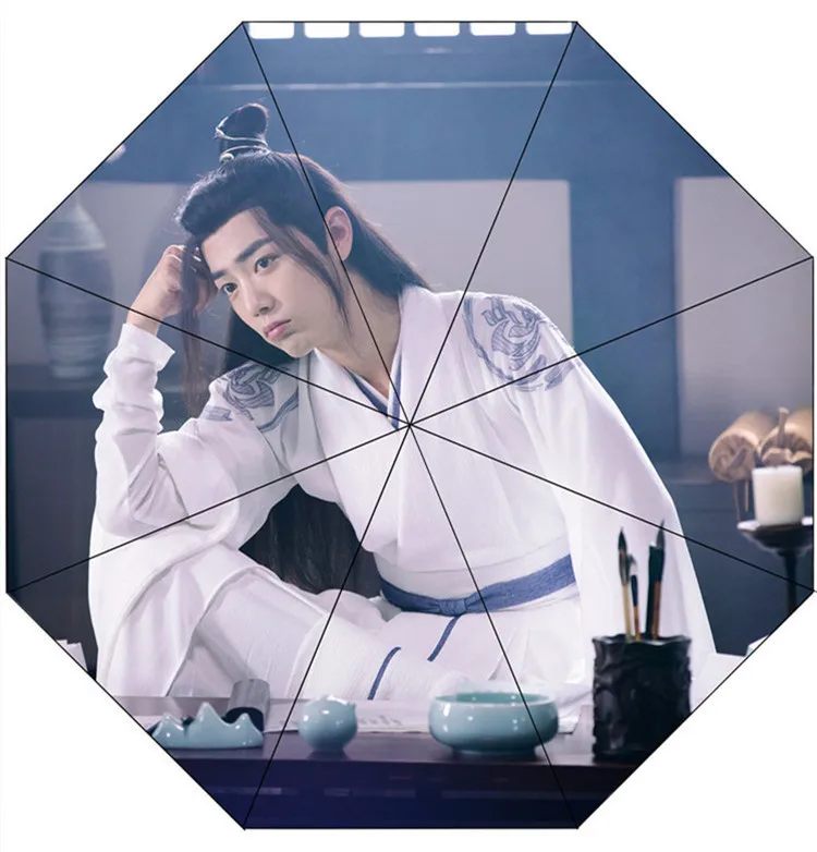 

4 TYPES The Untamed Wei Wuxian Lan Wangji Xiao Zhan and Wang Yibo Custom Umbrellas