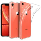 FENGTAI для iPhone XS MAX XR кристально прозрачный ударопрочный чехол прозрачные мягкие чехлы из ТПУ для Apple 7 8 Plus X 6 6S 5 5S SE Coque