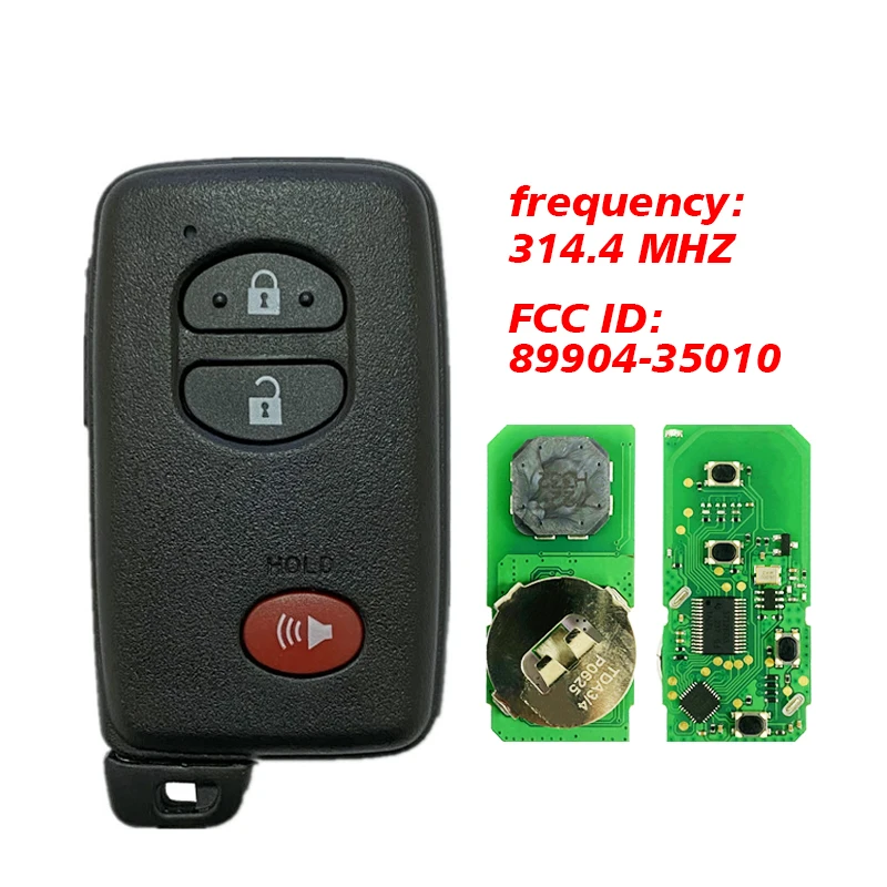 CN 007209 Aftermarket для Toyota Prius 4Runner 2010 + HYQ14ACX удаленный смарт-ключ P1 98 4D-67 чип 315 МГц P/N