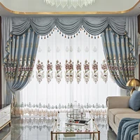 new curtains for living dining room bedroom high end luxury european hollow peony valance window curtain room decor