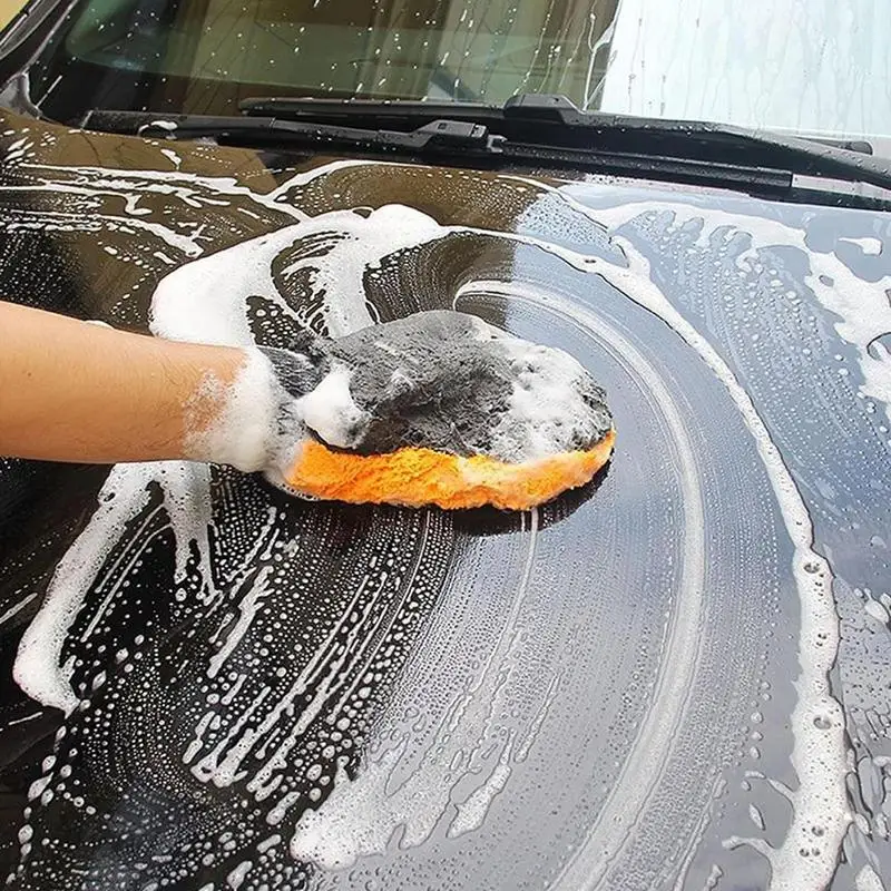

Durable Car Wash And Drying Gloves Scratch Free Wash Mitt Double Sided Drying Mitt Universal Strong Water Absorption For Cars