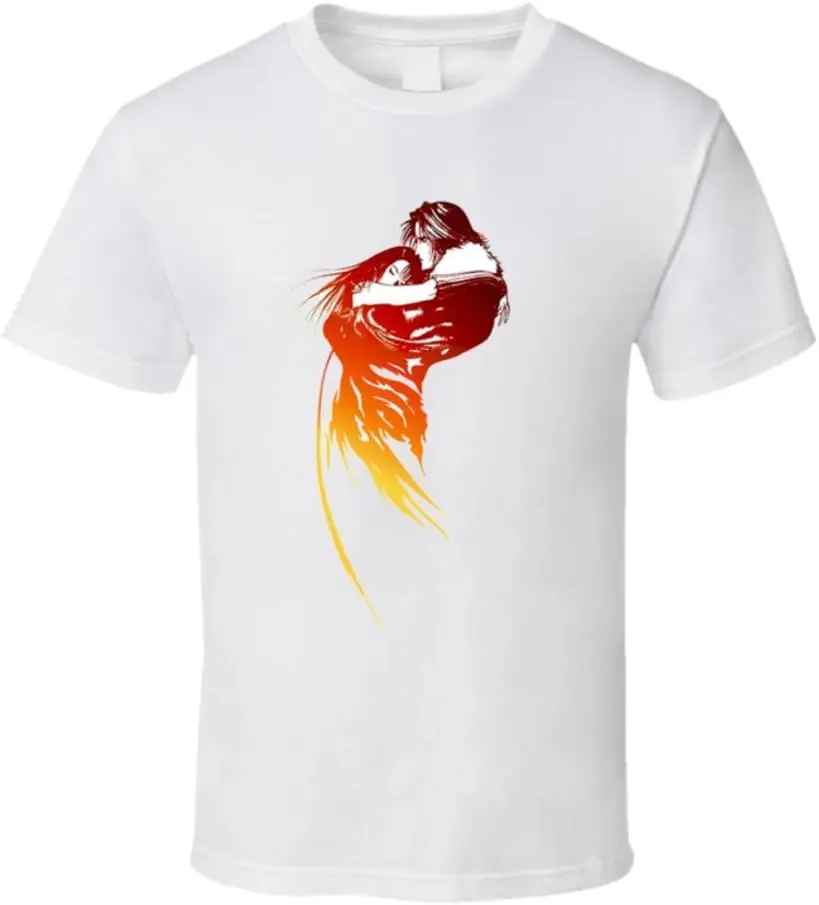 Футболка в стиле видеоигры 8 финальная фантазия Модная хлопковая футболка