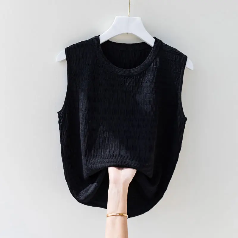 Женская одежда для офиса Женский однотонный пуловер с круглым вырезом футболка