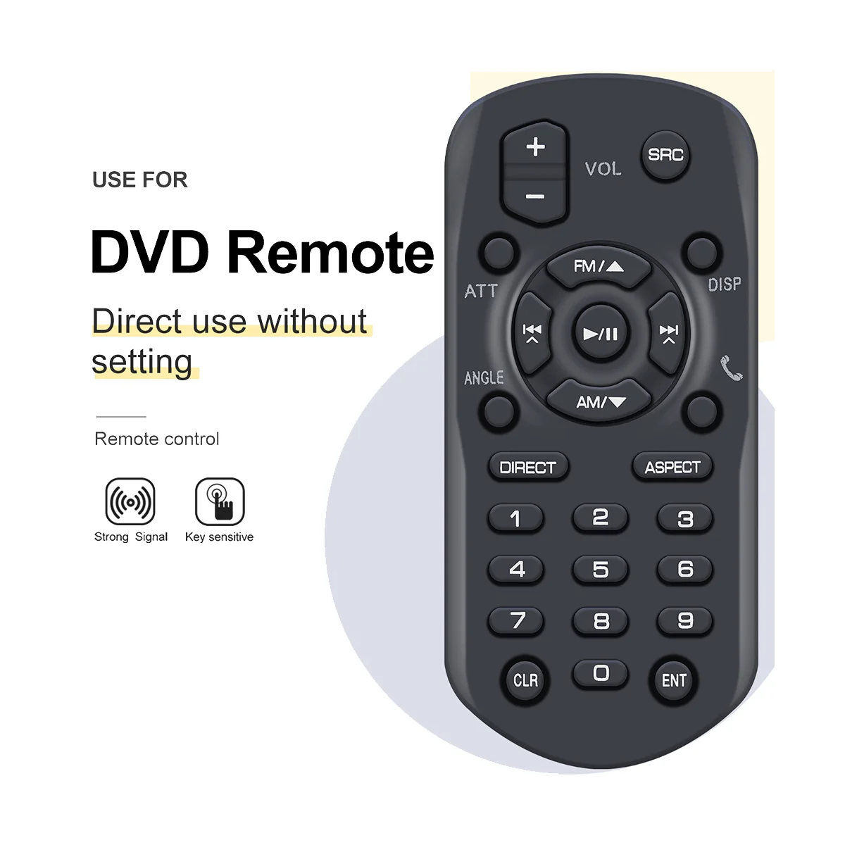 Флэш-пульт дистанционного управления для JVC DVD/CD/USB-приемника