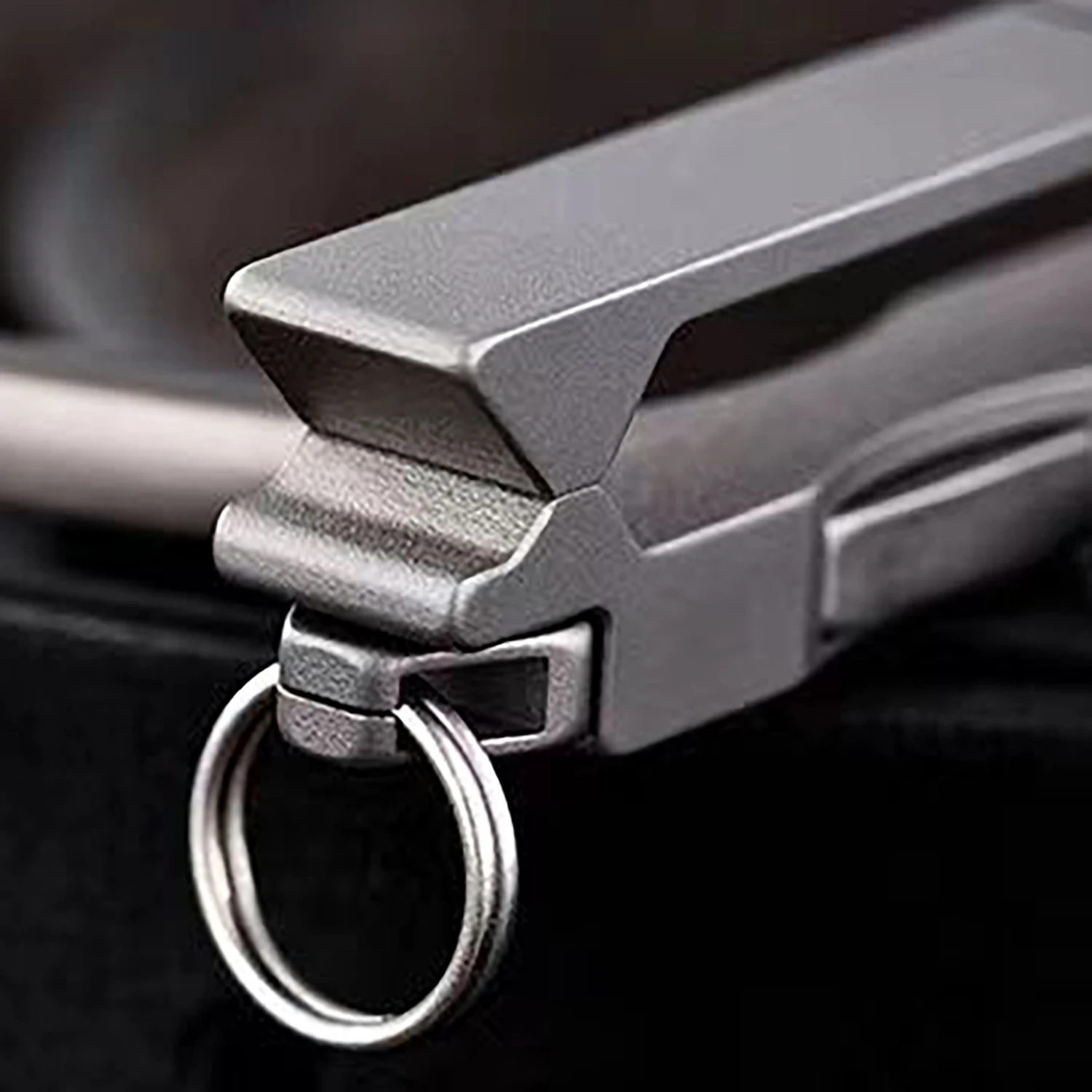 Уникальный Твердый титановый быстросъемный Пинцет TC4 Ti со съемным ремнем брелоки