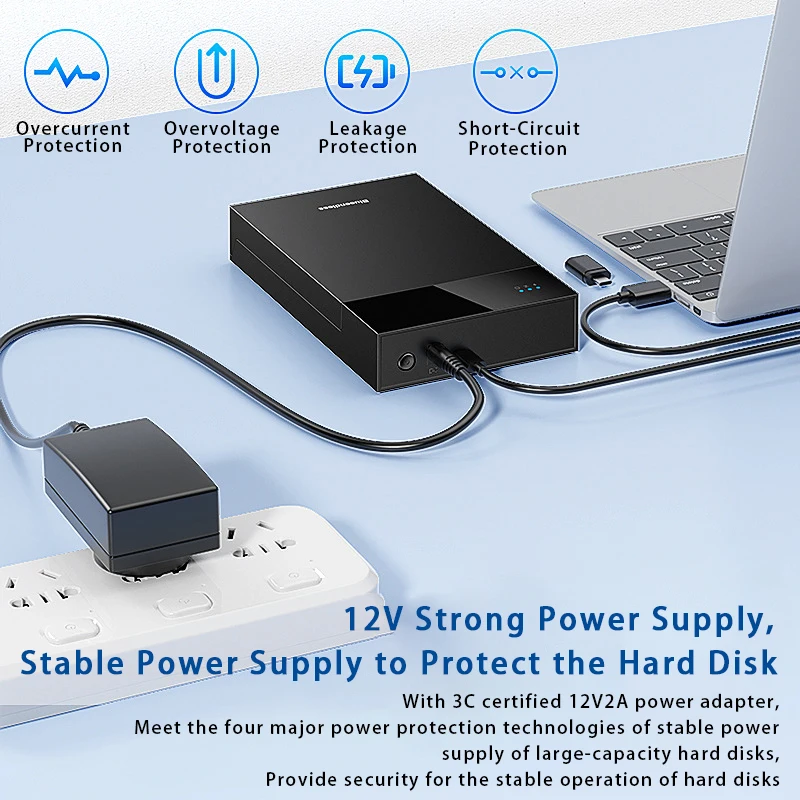 Популярный 3 5-дюймовый корпус для жесткого диска USB 3.0 бесплатная установка 20 ТБ