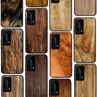 pattern wood textures phone case for huawei p40 p30 p20 pro p10 plus p9 p8 lite p smart cover