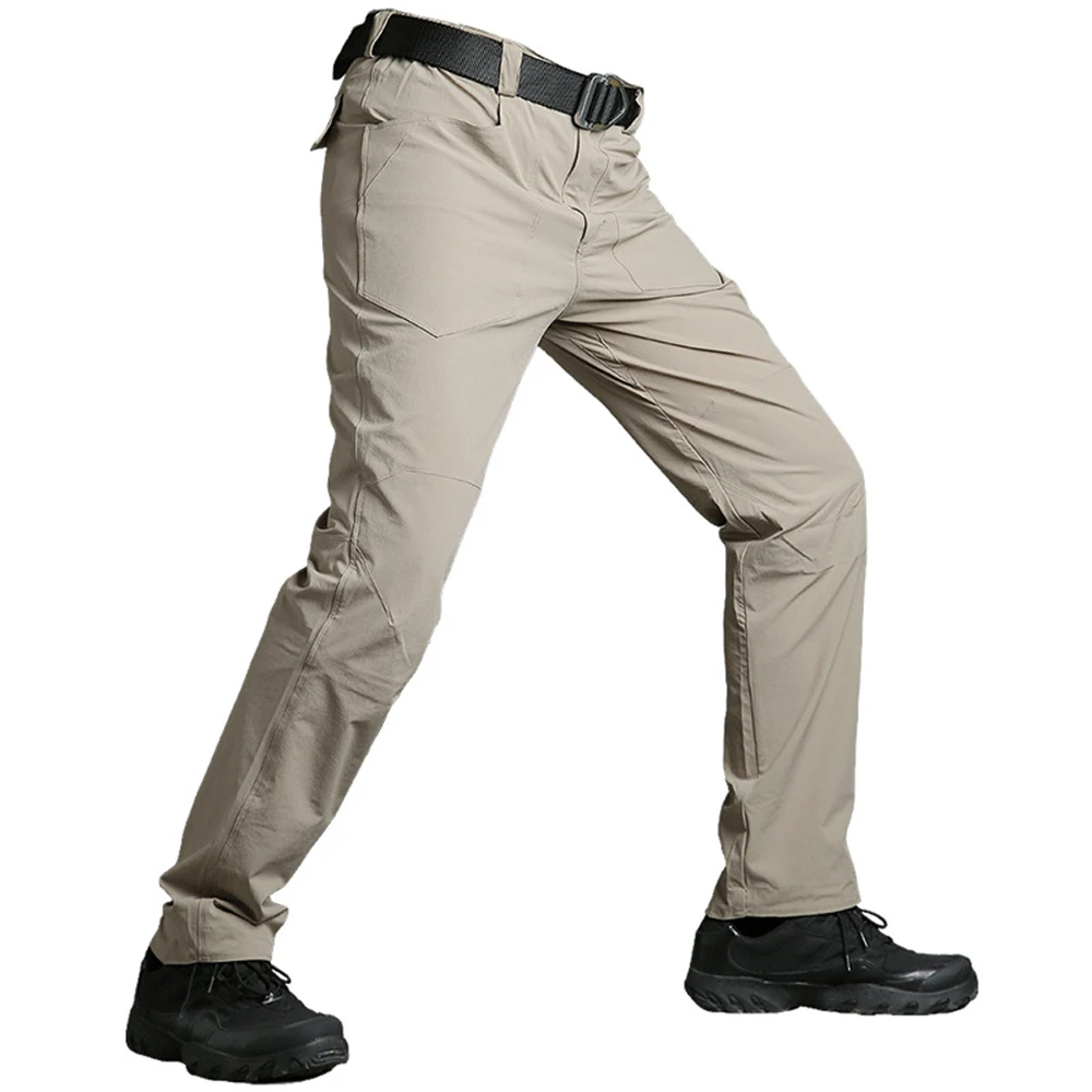 Outdoor quick-drying pants men's light and thin assault pants waterproof breathable stretch sunscreen trousers hiking pants