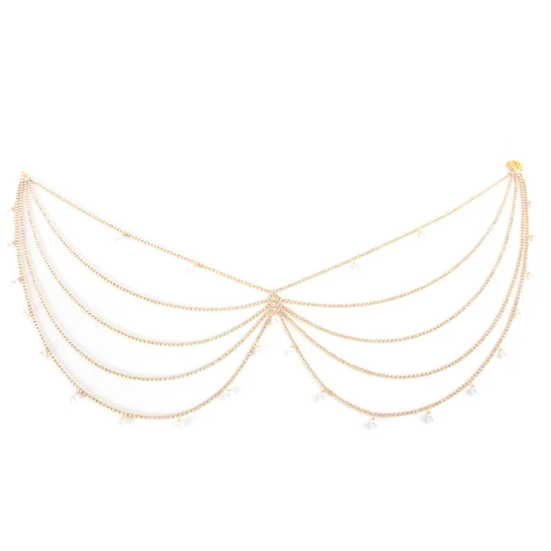 Богемная многослойная сексуальная стильная женская цепочка на талию