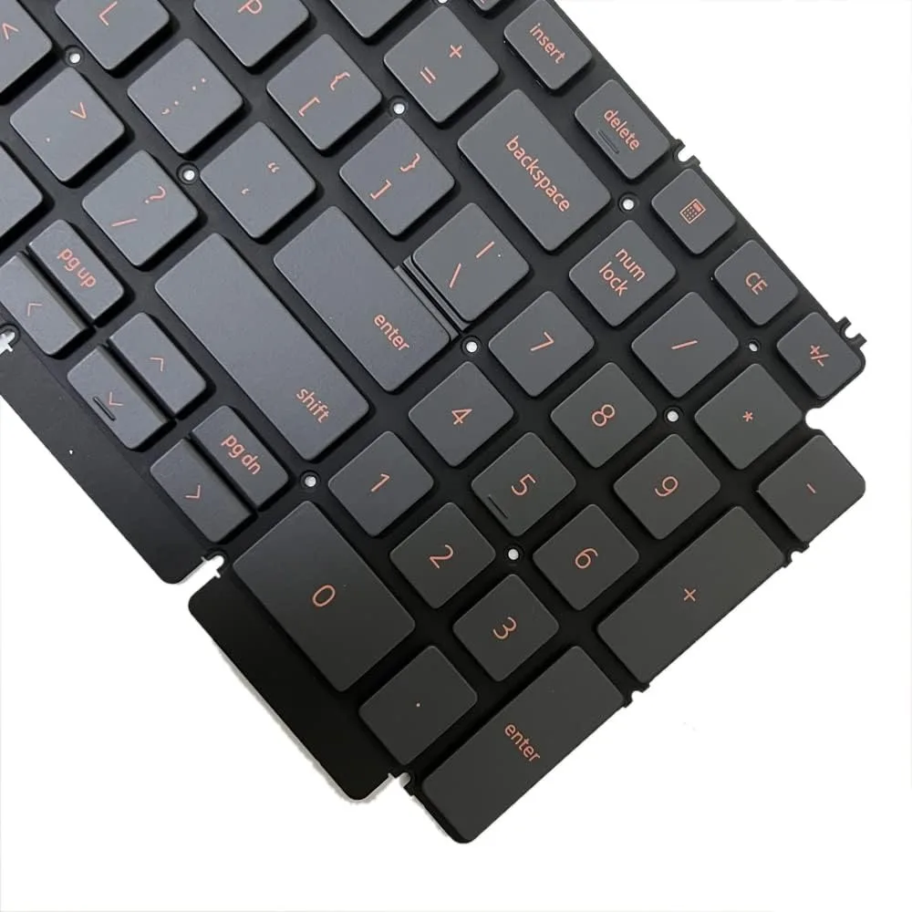 Клавиатура для ноутбука Dell G15 5510 5511 5515 5520 5521 5525 с подсветкой (американская раскладка), замена, 0H4XRJ 343NN 0TJ0J6 490.0GE07.0A01 (art.: 3920d4e85e619) - 3920d4e85e619