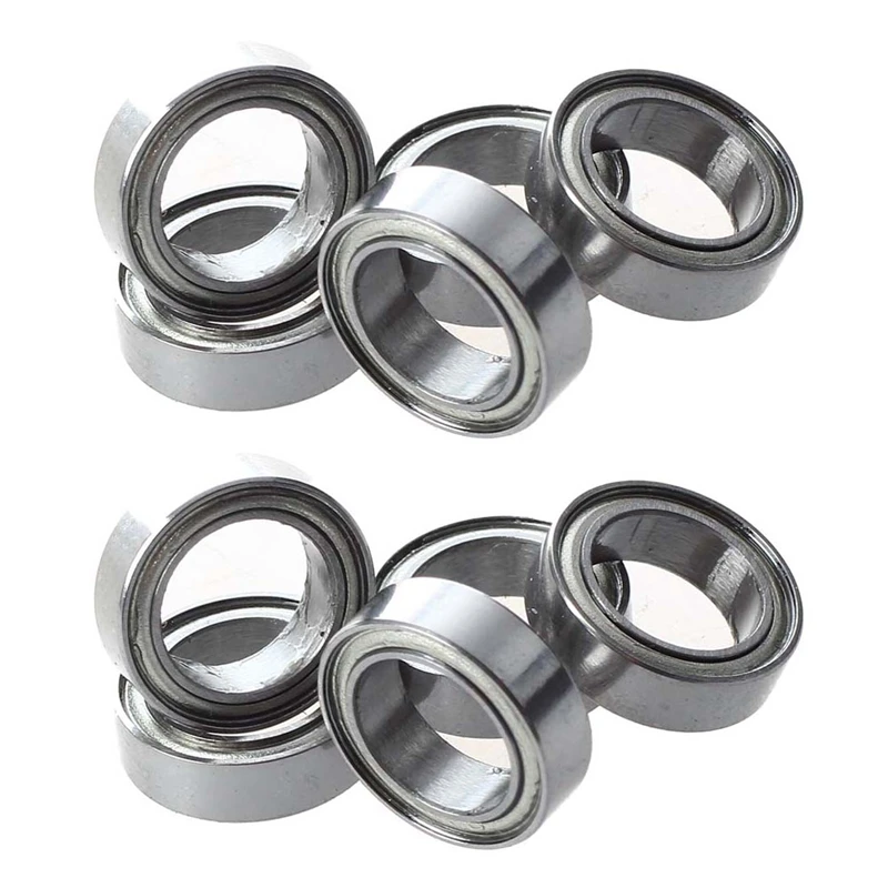 

10 Pcs 8 X 12 X 3.5Mm Double Shielded Deep Groove Ball Bearings MR1280Z