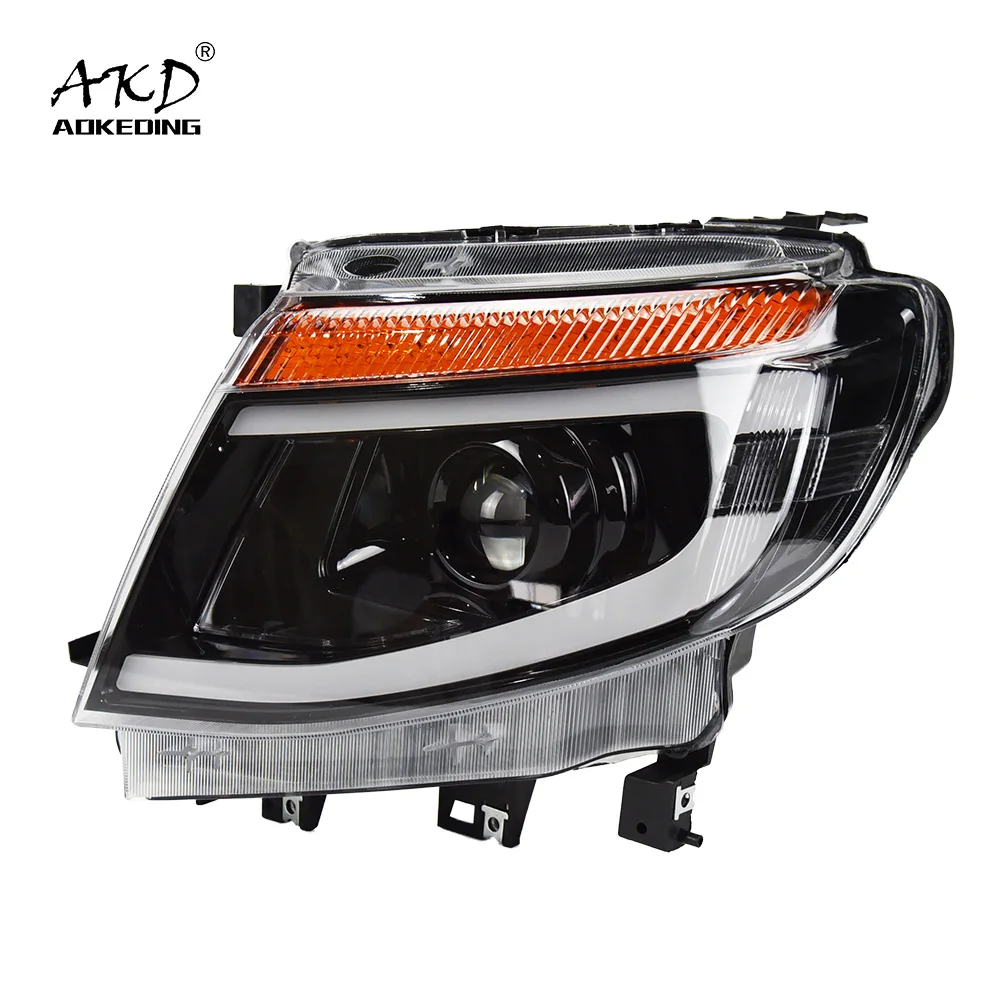 AKD автостайлинг фара для Ford Ranger фары 2012-2015 Ranger T6 светодиодный ная фара DRL Hid Биксеноновые автомобильные аксессуары (art.: 3a355f2dbfd) - 3a355f2dbfd