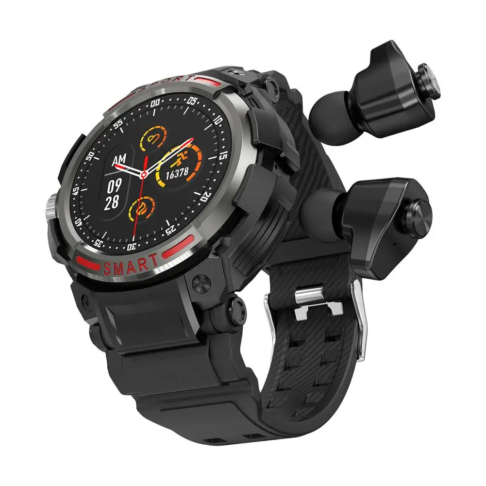 

Смарт-часы Gt100 с Hd-экраном 1,43 дюйма, спортивный фитнес-браслет с TWS беспроводной Bluetooth-совместимой гарнитурой