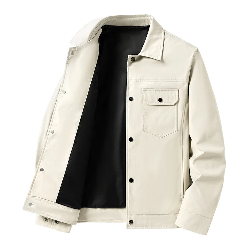

Весенняя деловая повседневная куртка, мужское винтажное пальто на пуговицах, модная облегающая верхняя одежда в корейском уличном стиле, мужские топы, модель 5XL