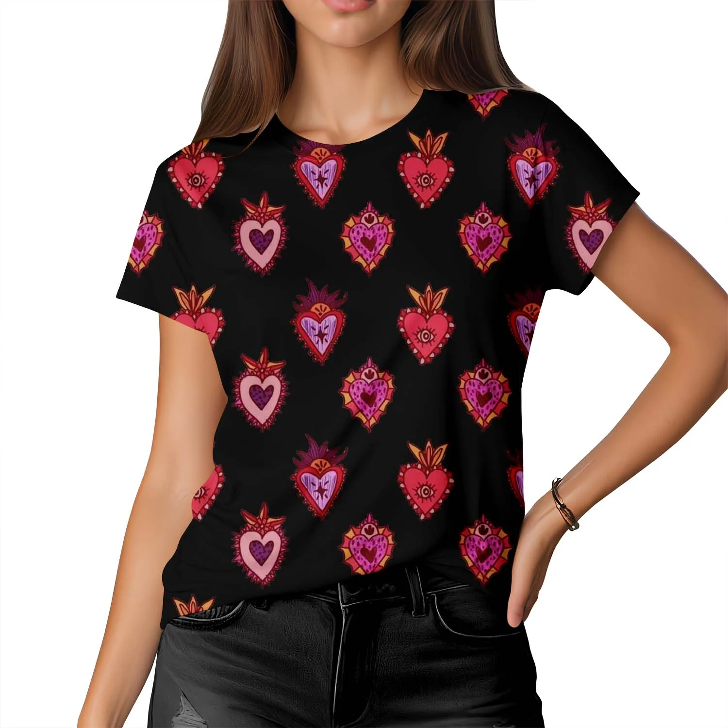 Plus Size Стильная Футболка Больших Размеров