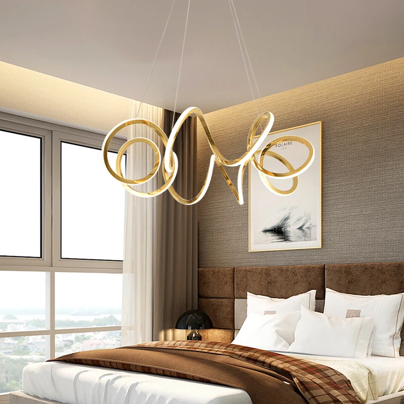 

Chandelier Led Art Pendant Lamp Light Room Decor Christmas Decoration Nordic home lustre kids hanging ceiling fixture indoor