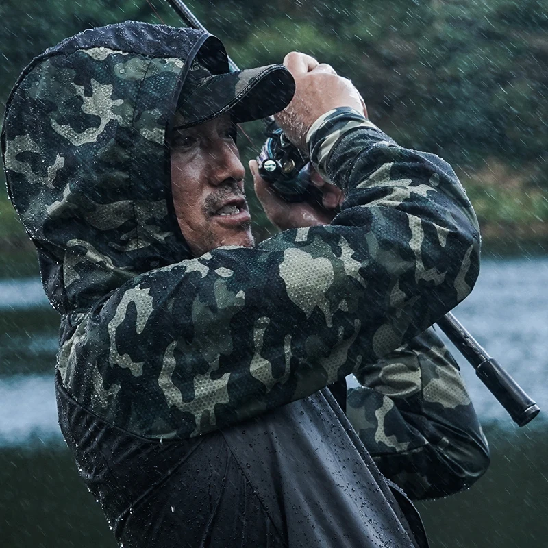 Дождевик для рыбалки из мягкой ТПУ ткани