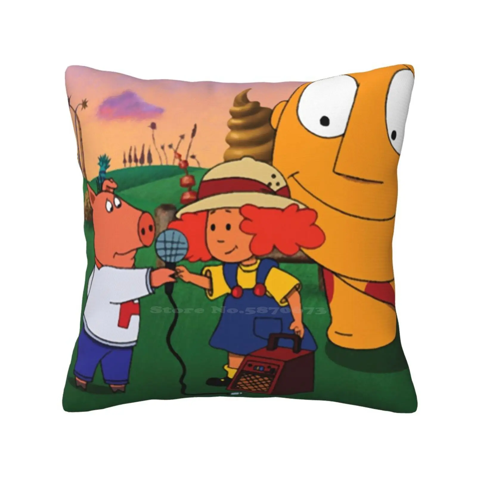 Диванная подушка Мэгги и свирепой чудовища наволочка для подушки