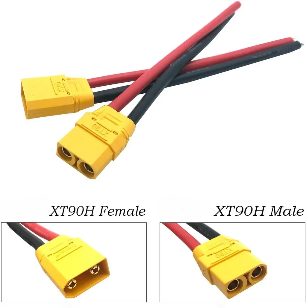 3 пары силиконовый штекер и гнездо XT90H XT90 150 мм 10awg