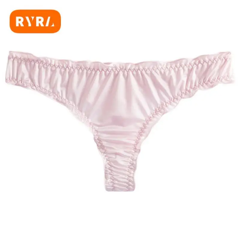 

Сексуальные тонкие летние бесшовные трусики, соблазнительные складные грибки, сексуальные Т-образные стринги, стринги из ледяного шелка, у...