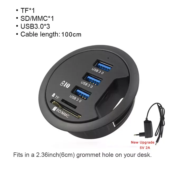 Адаптер для наушников/микрофона 4 порта USB 3 0 |