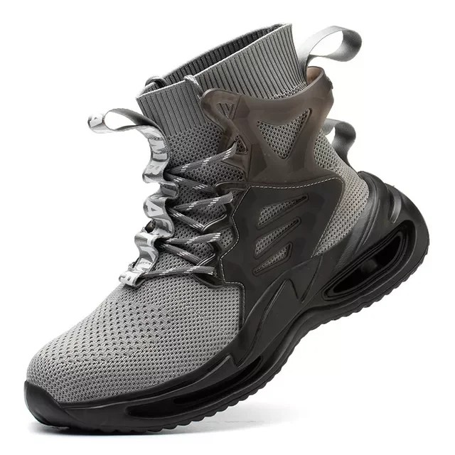 

Work Safety Shoes Steel Toe Head Anti-puncture Anti-smash Wearable Breathable Lightweight Soft Sneakers Boots Construction