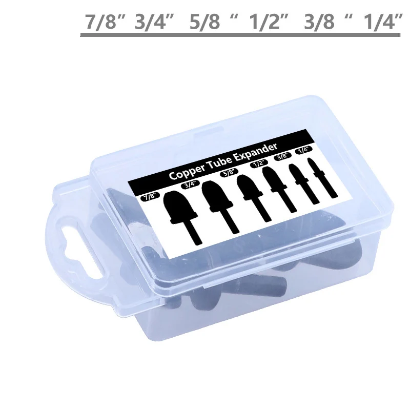 

6 шт., экспандер для труб, 1/4 дюйма, 6,35 мм