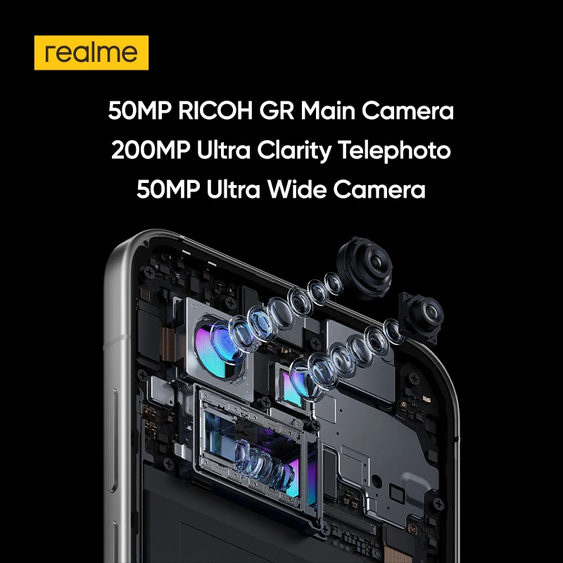 Фото Смартфон Realme GT 8 Pro, набор микросхем Snapdragon 8 Elite Gen 5, аккумулятор 7000 мАч, 200 МП, телеобъектив 6,79 дюйма, 144 Гц, 2K AMOLED-дисплей, NFC №4