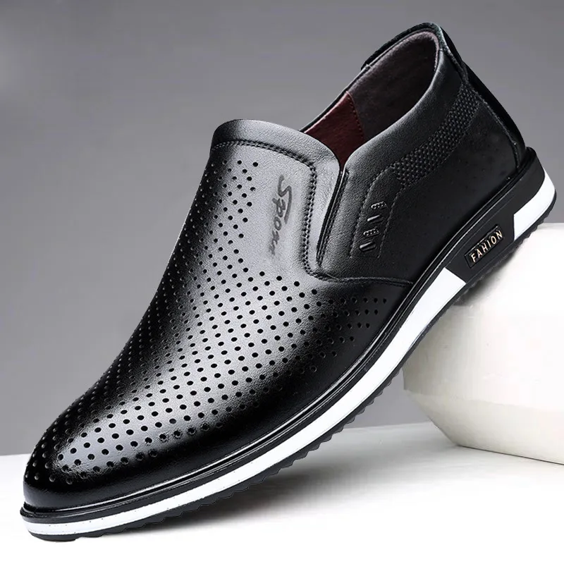 

Men's Leather Casual Shoes New 2023 Unisex High Quality Driving Shoes Cheap Shoes Elegant Men's Formal Walking Style Shoes