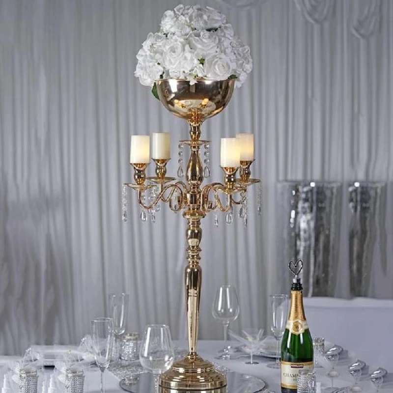 Stands Wedding Table Centerpieces Flower Vases Road Lead Par
