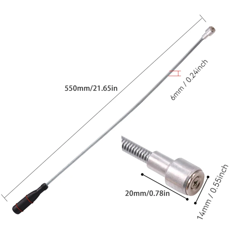 

Портативный Магнитный Захват, Мощный Складной Набор Инструментов Для Ремонта Автомобилей, Инструменты Для Разборки Автомобилей