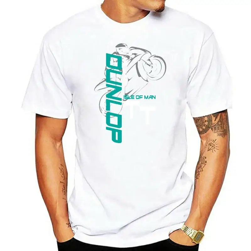 Новая повседневная футболка с короткими рукавами рубашка из 100% хлопка Tt Isle Of Man