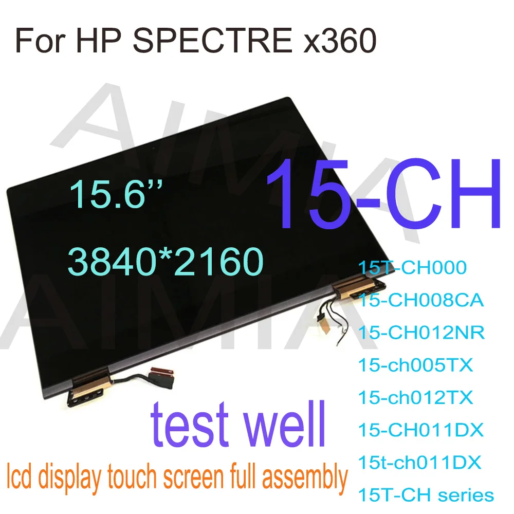 15 6 ЖК-дисплей для HP SPECTRE x360 15-CH 15T-CH000 15-CH008CA 15-CH012NR 15-ch005TX 15-ch012TX с сенсорным экраном в