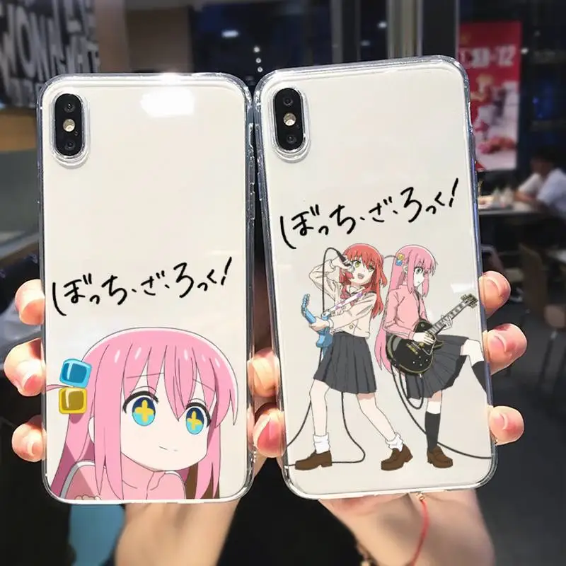 

Аниме Bocchi the Rock! Чехол для телефона Samsung GalaxyS20 S21 S30 FE Lite Plus A21 A51S Note20, прозрачный чехол